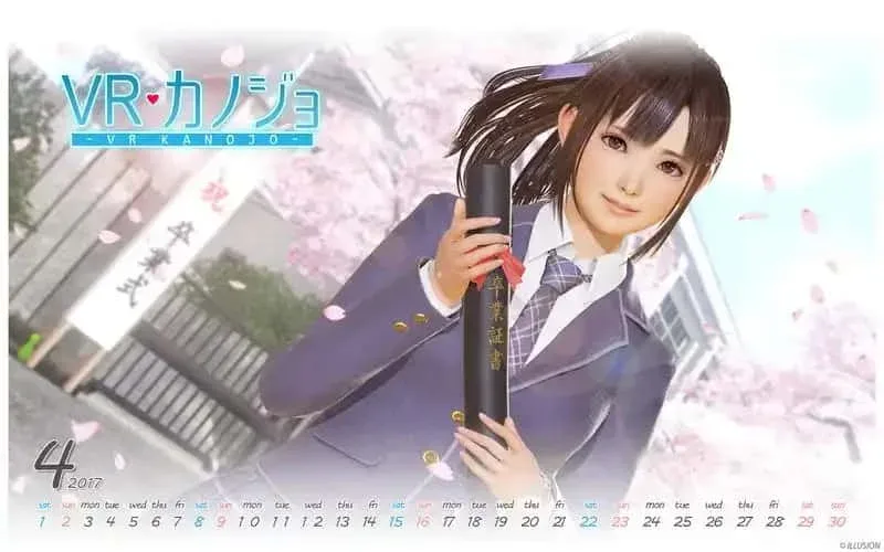 VR女友｜VR Kanoja 操作界面 资料图