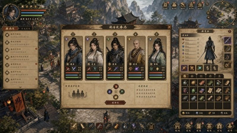 金庸群侠传5爱与死仙狐MOD六周年 操作界面 详情图 2